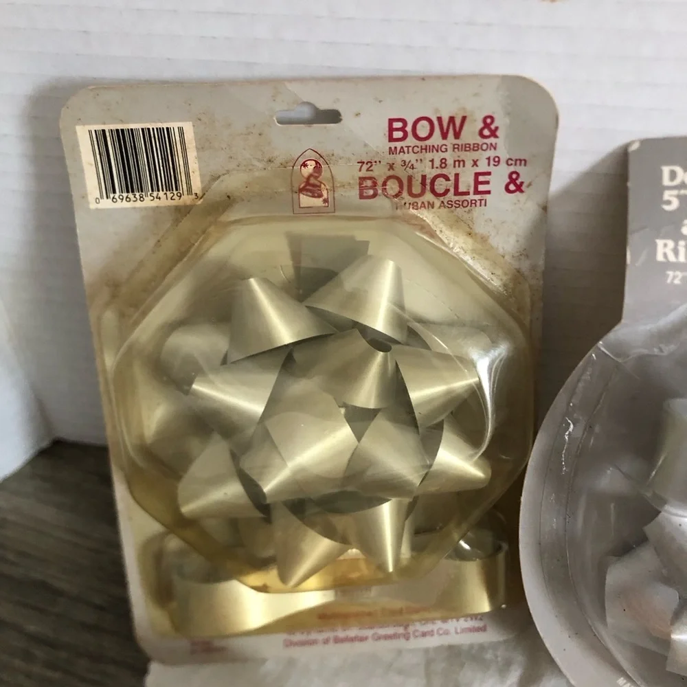 Vtg NOS Gift Bows - Picture 3 of 12
